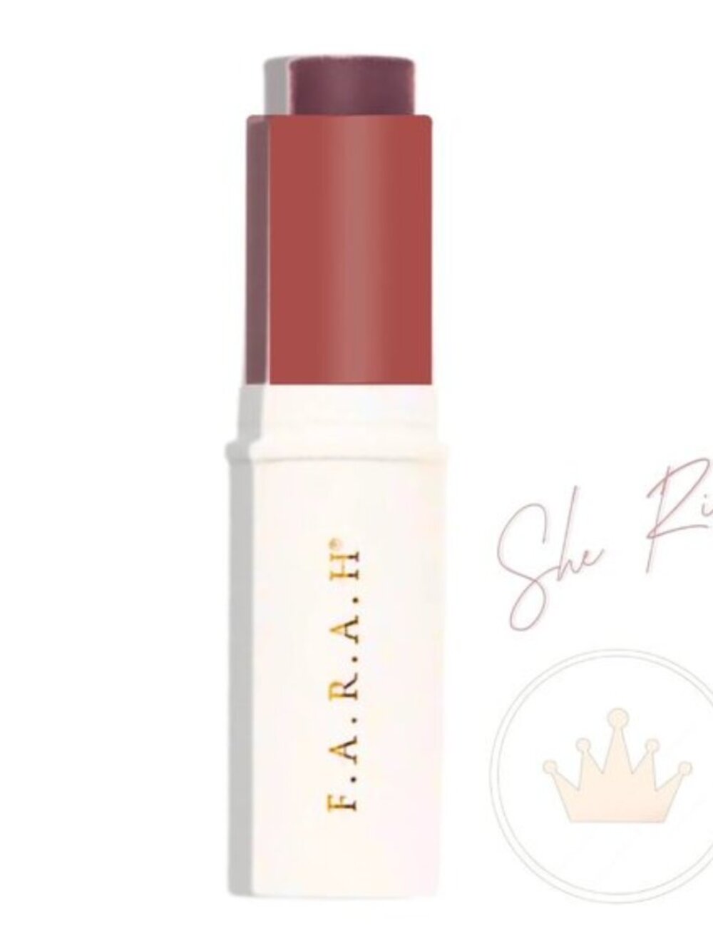 F.A.R.A.H Creamy Malai Blush Stick - She Rich (deep mauve)